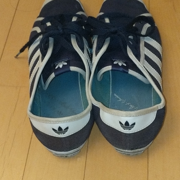 Adidas sleek series size 8.5 sneaker navy blue - Picture 2 of 6